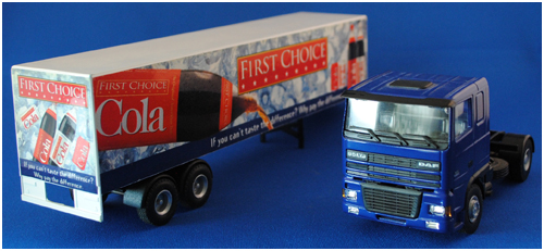 First Choice Cola oplegger - Daf XF 95 480