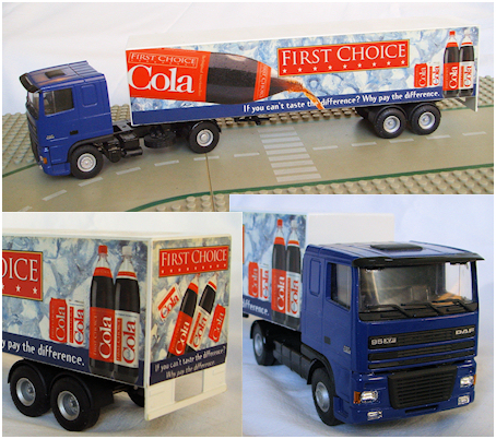 First Choice Cola oplegger - Daf XF 95 480