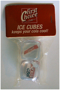 First Choice Cola ice cubes
