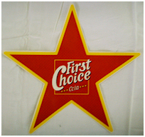 First Choice Cola sticker ster